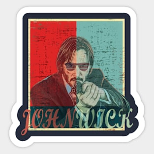 JOHN WICK Sticker